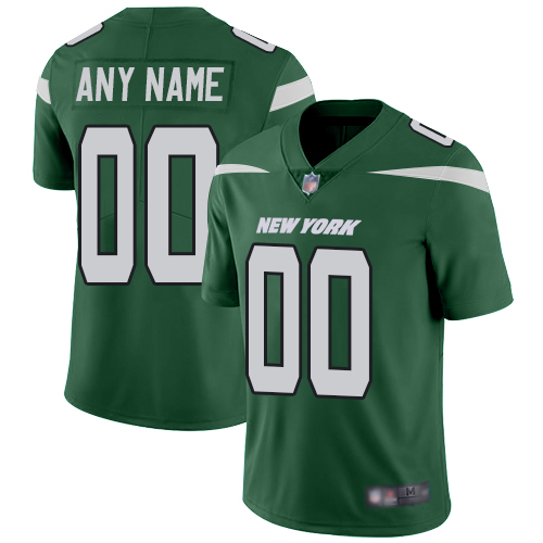 Men's New York Jets ACTIVE PLAYER Custom Green Vapor Untouchable Limited Stitched NFL Jersey